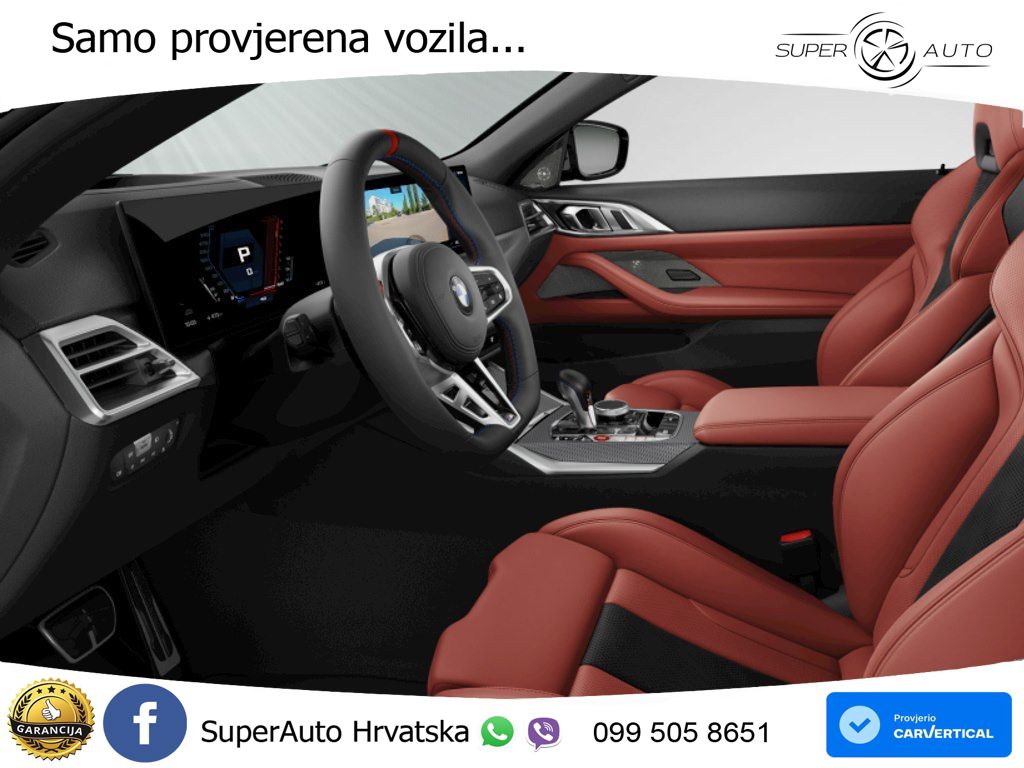 BMW M4 Convertible Competition 3.0 (530 KS) xDrive Steptronic LED+GR SJED+ACC