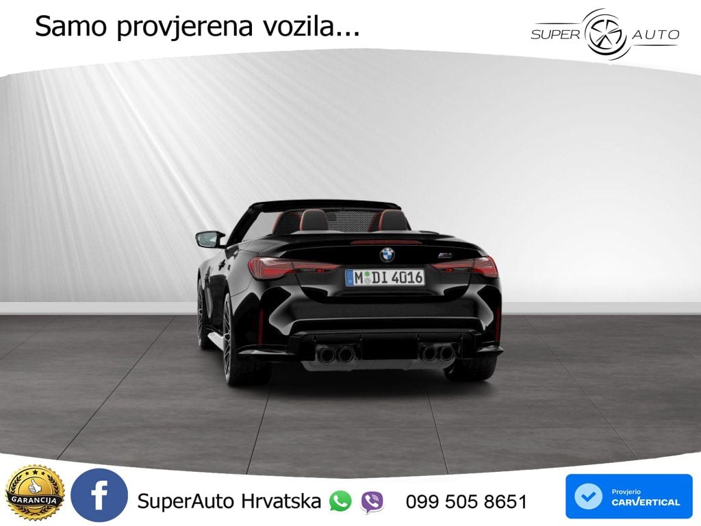 BMW M4 Convertible Competition 3.0 (530 KS) xDrive Steptronic LED+GR SJED+ACC