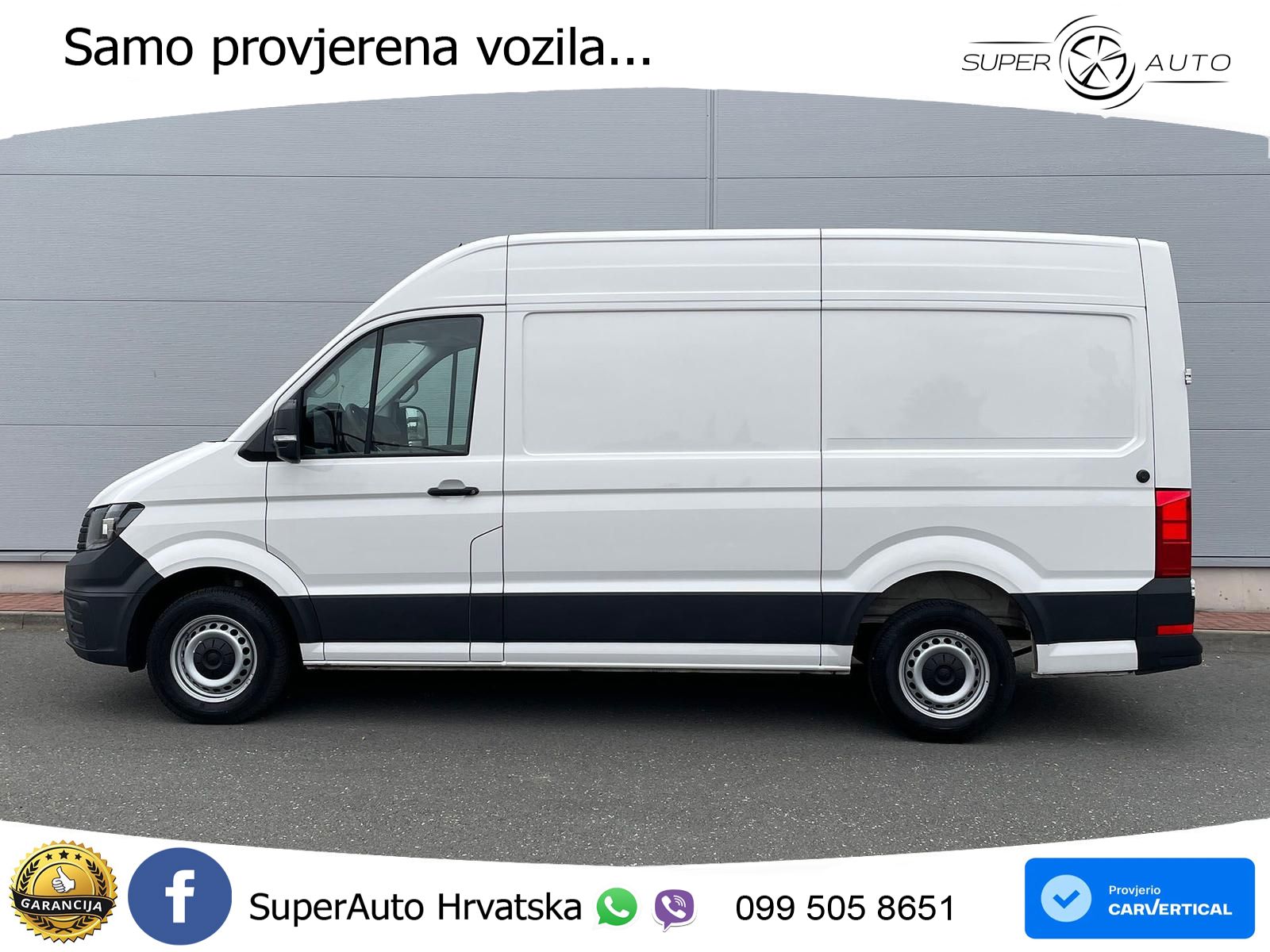 Volkswagen Crafter Kasten 35 L3H3 NAV AHK oh.Schäden 5J.Gar 177 KS