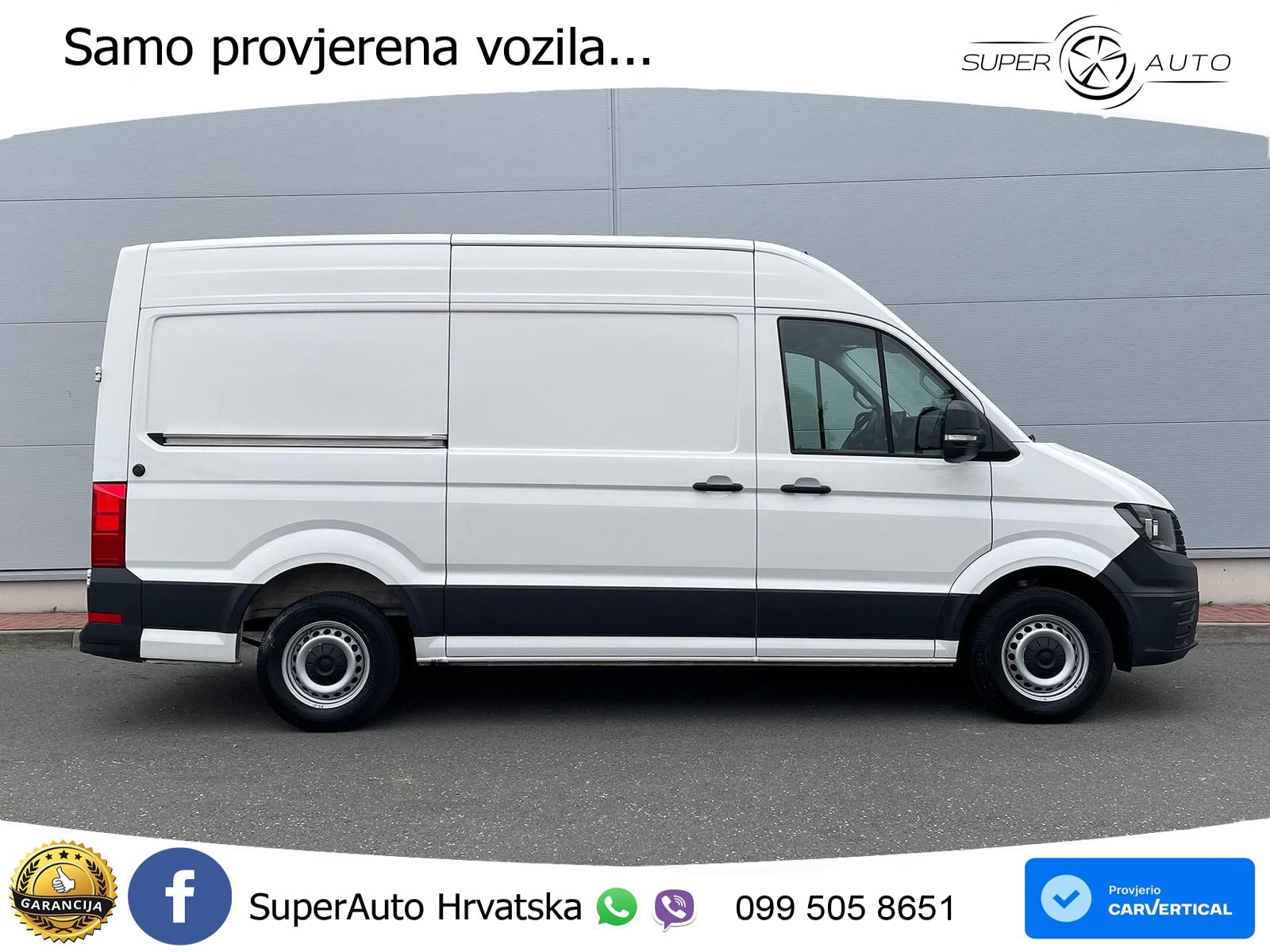 Volkswagen Crafter Kasten 35 L3H3 NAV AHK oh.Schäden 5J.Gar 177 KS