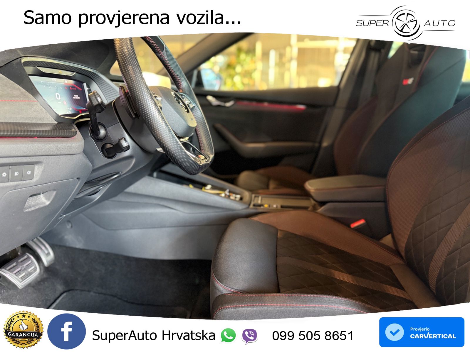 Škoda Octavia Combi RS 2.0 TDI (200 KS) DSG LED+GR SJED+ACC