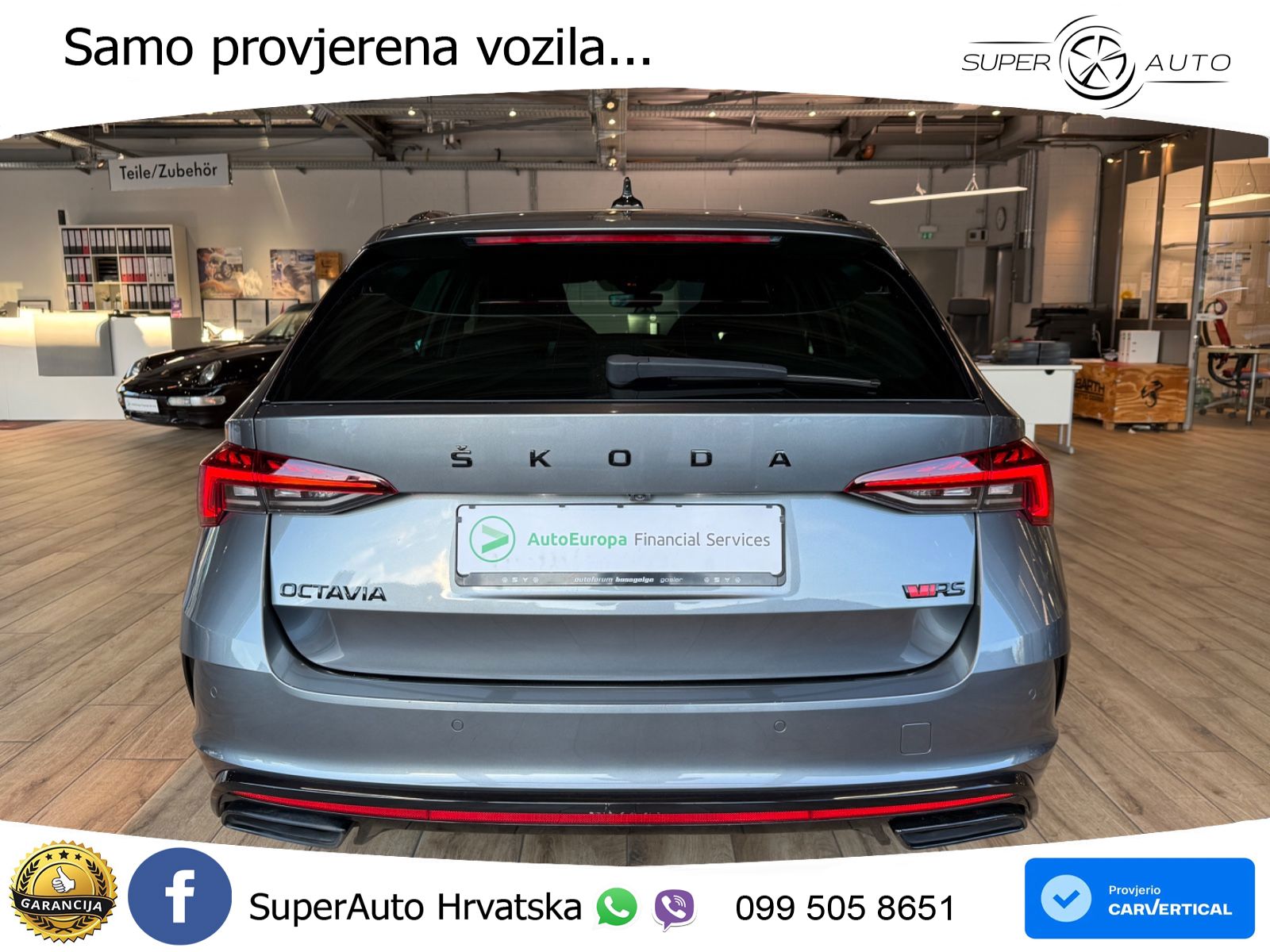 Škoda Octavia Combi RS 2.0 TDI (200 KS) DSG LED+GR SJED+ACC