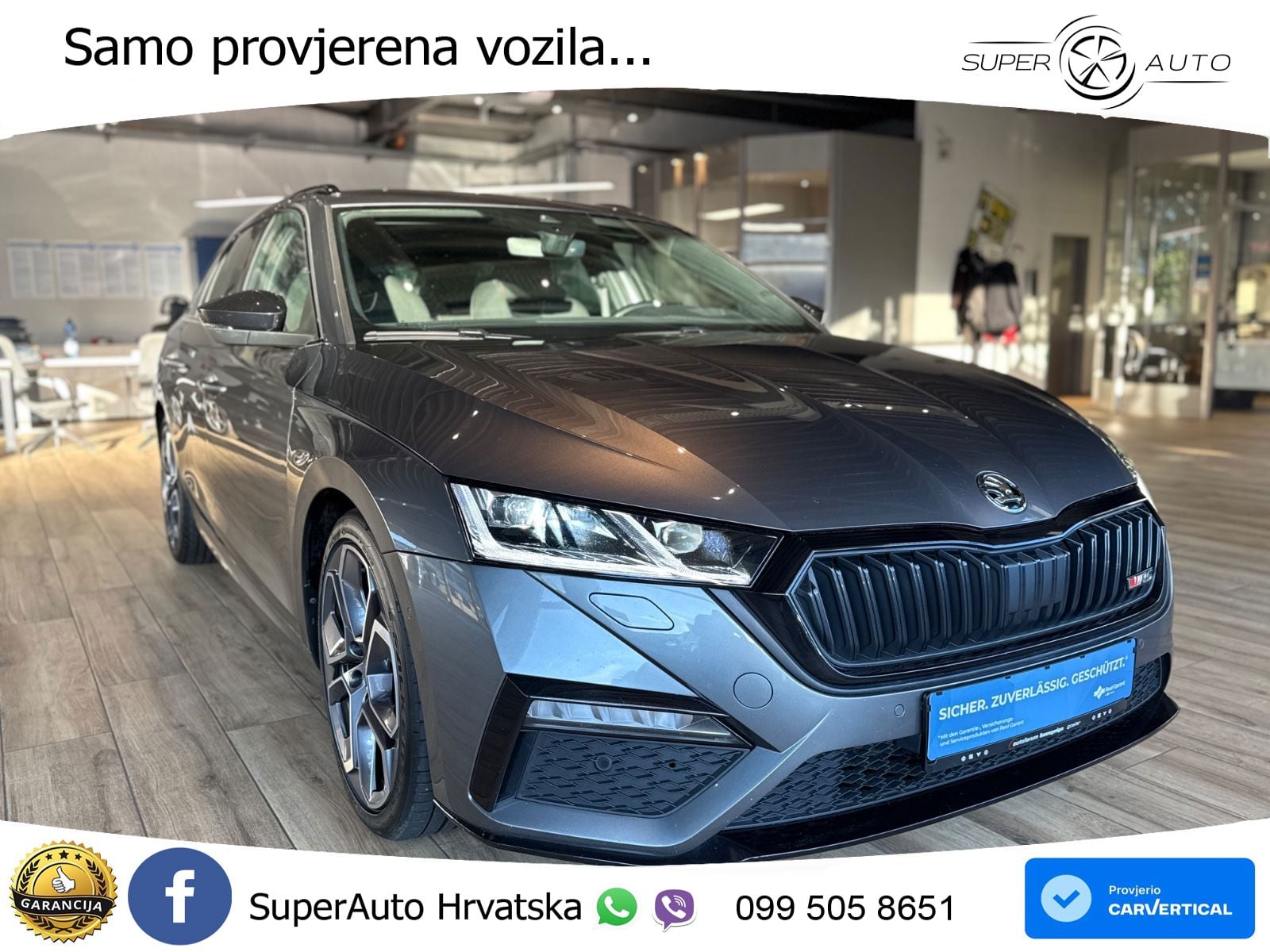 Škoda Octavia Combi RS 2.0 TDI (200 KS) DSG LED+GR SJED+ACC