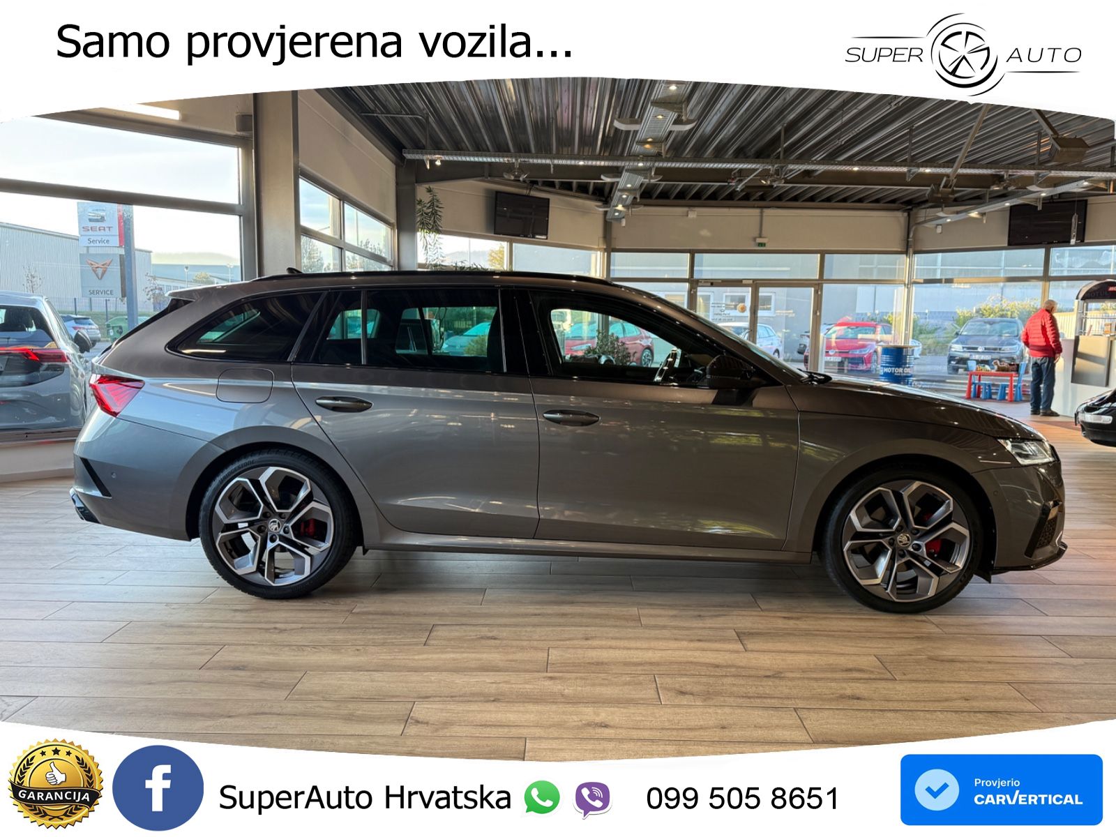Škoda Octavia Combi RS 2.0 TDI (200 KS) DSG LED+GR SJED+ACC