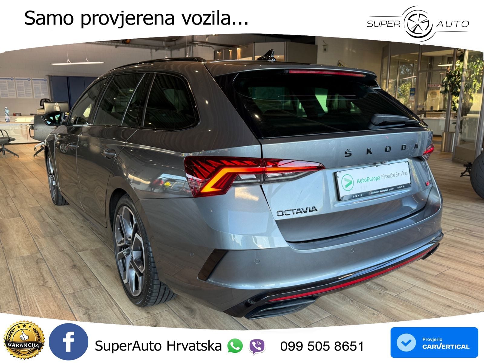Škoda Octavia Combi RS 2.0 TDI (200 KS) DSG LED+GR SJED+ACC