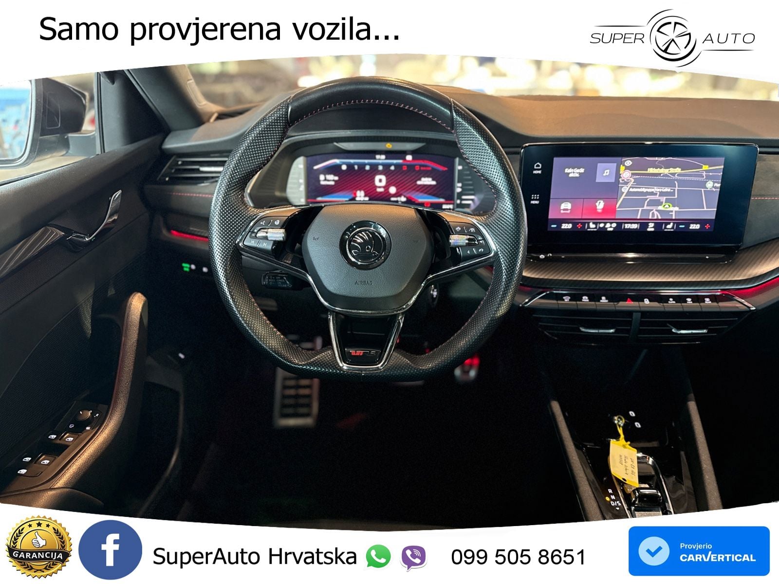 Škoda Octavia Combi RS 2.0 TDI (200 KS) DSG LED+GR SJED+ACC