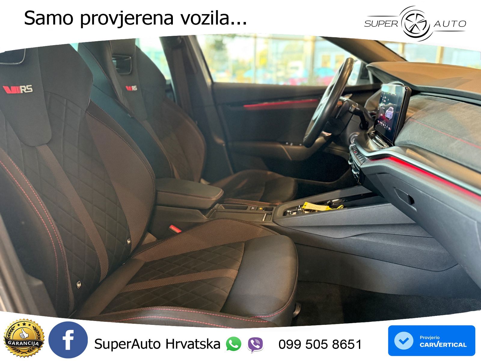 Škoda Octavia Combi RS 2.0 TDI (200 KS) DSG LED+GR SJED+ACC