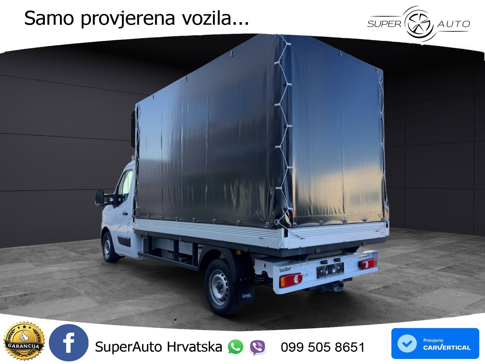 Renault Master Pritsche Plane AHK Klima NAVI 145 KS