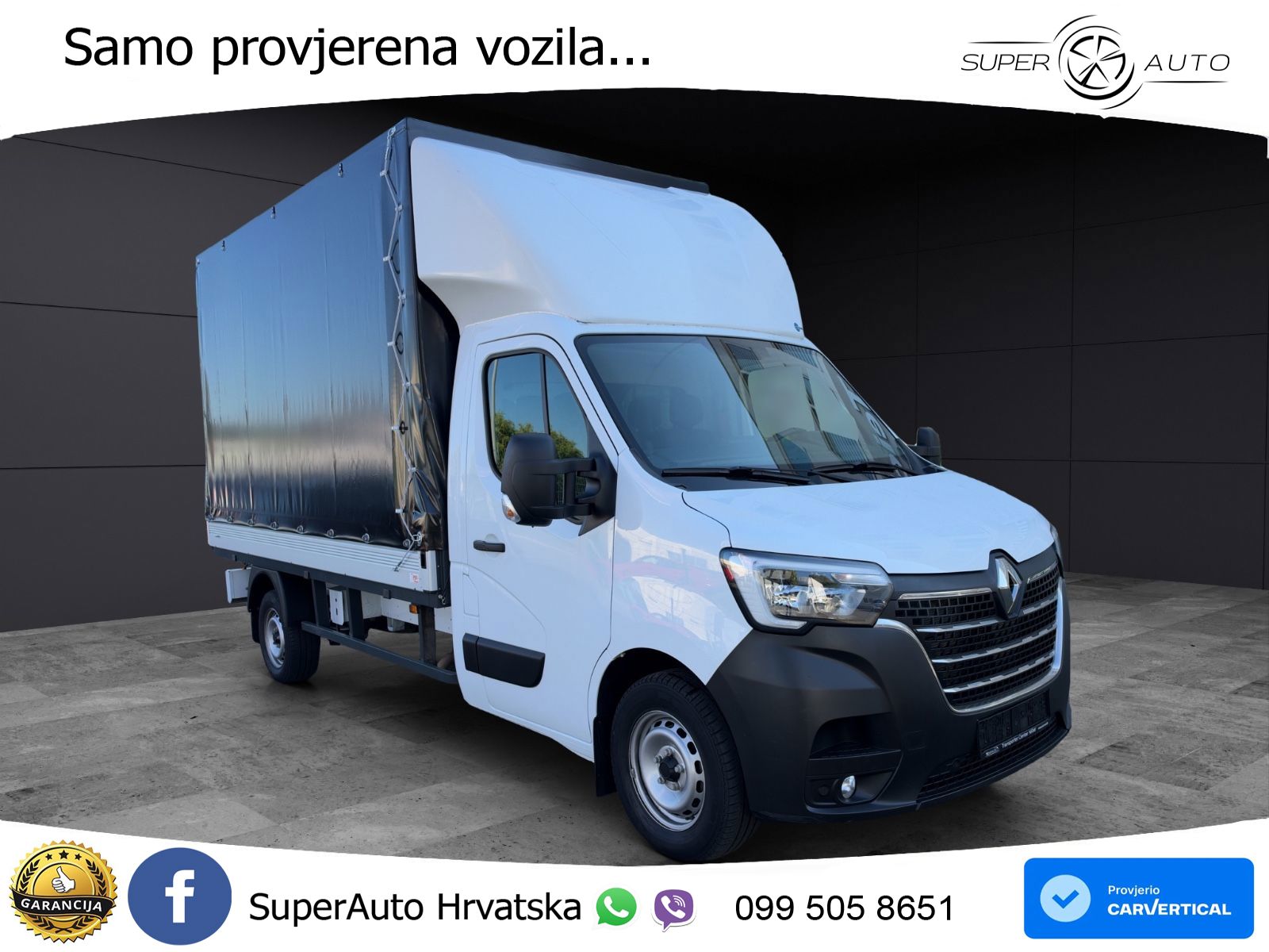 Renault Master Pritsche Plane AHK Klima NAVI 145 KS