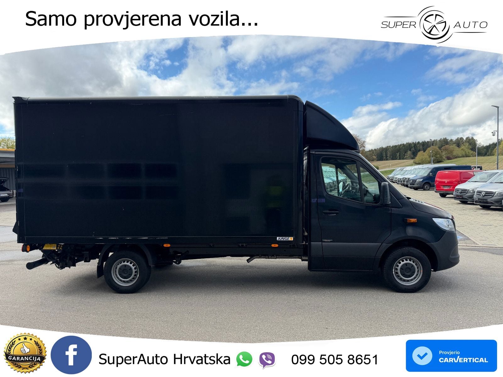 Mercedes-Benz Sprinter 317 CDI Maxi Koffer Klima LBW AHK 3.5t 170 KS