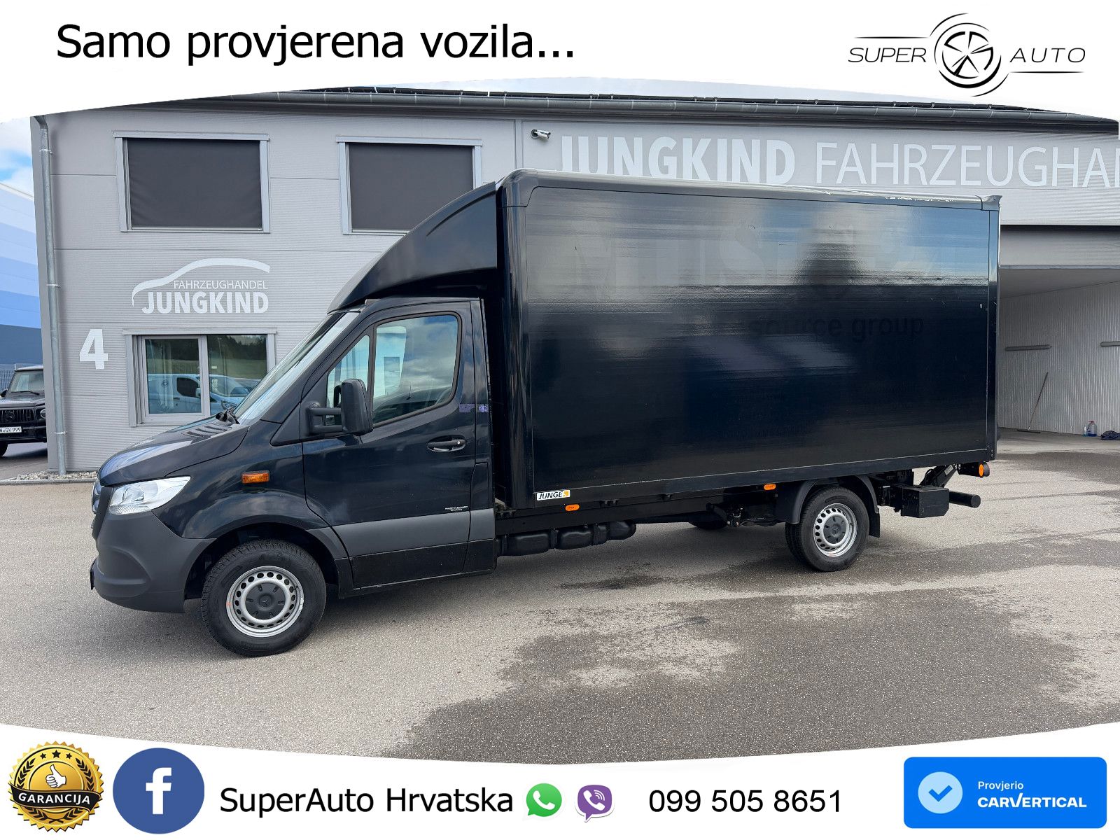 Mercedes-Benz Sprinter 317 CDI Maxi Koffer Klima LBW AHK 3.5t 170 KS
