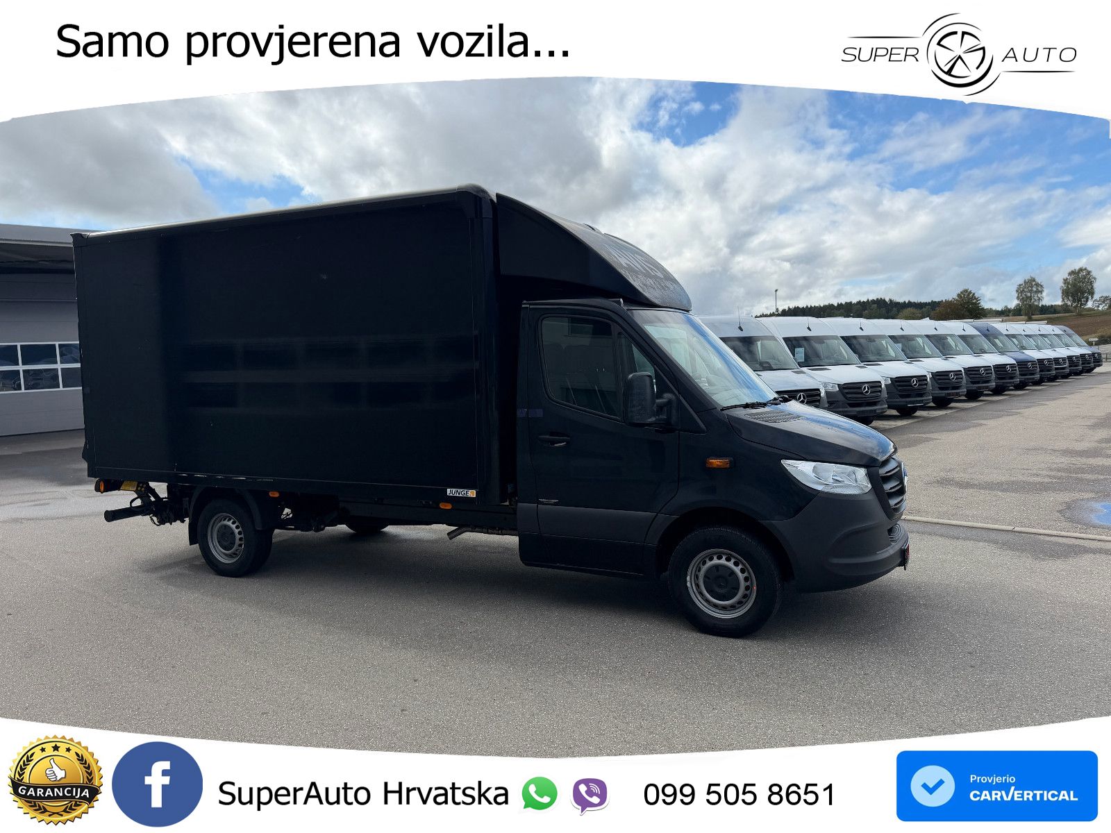 Mercedes-Benz Sprinter 317 CDI Maxi Koffer Klima LBW AHK 3.5t 170 KS