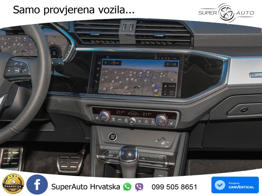 Audi Q3 45 TFSI (245 KS) quattro S tronic S line LED+GR SJED+ACC