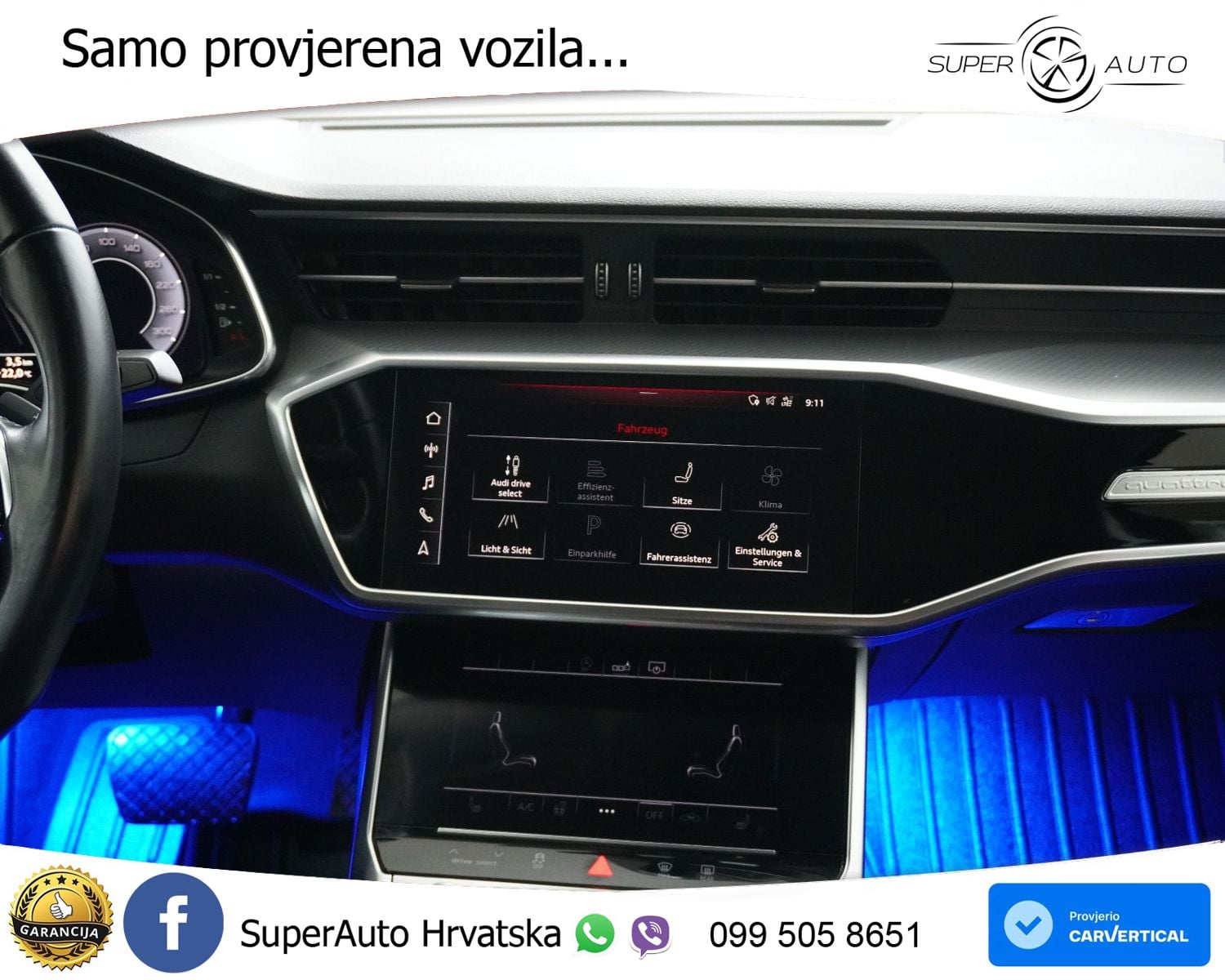 Audi A6 50 TDI V6 (286 KS) quattro tiptronic S line LED+GR SJED+ACC