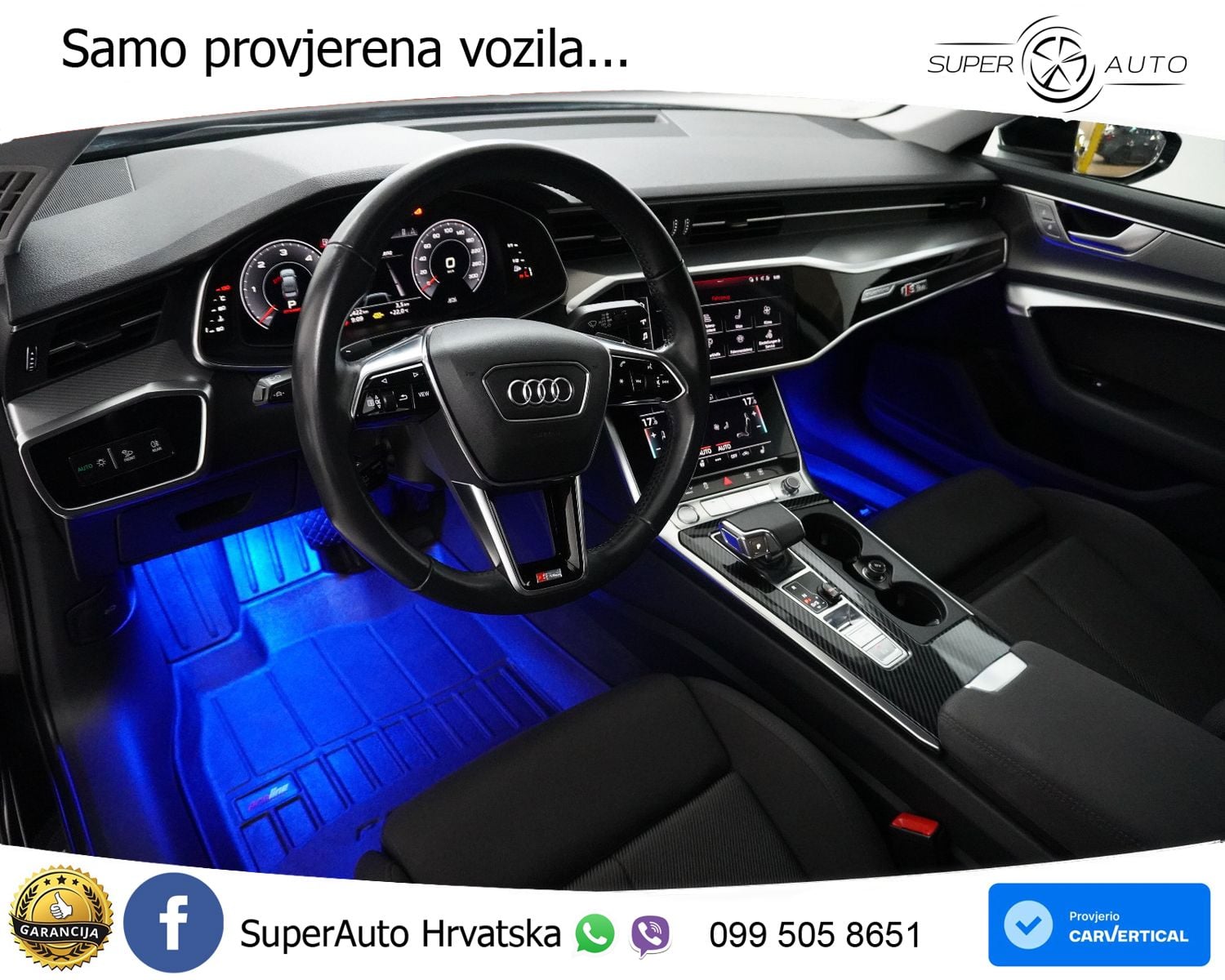 Audi A6 50 TDI V6 (286 KS) quattro tiptronic S line LED+GR SJED+ACC