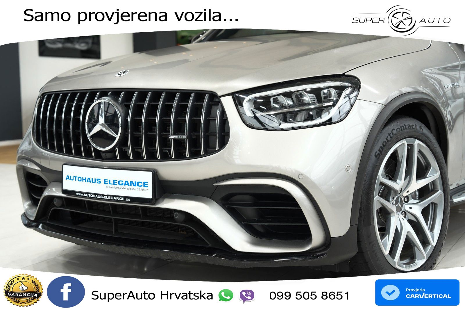 Mercedes GLC Coupe AMG 63 V8 (476 KS) 4MATIC+ MCT LED+GR SJED+ACC