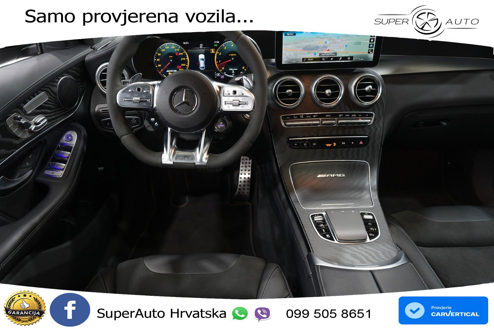 Mercedes GLC Coupe AMG 63 V8 (476 KS) 4MATIC+ MCT LED+GR SJED+ACC