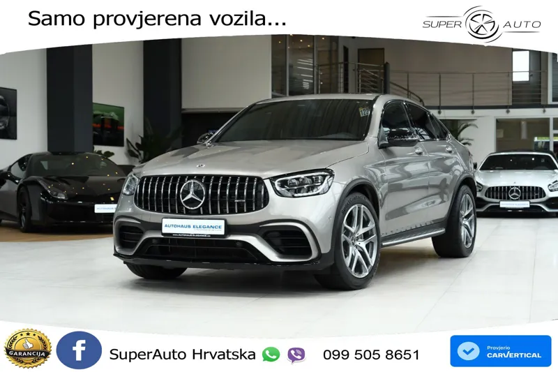 Mercedes GLC Coupe AMG 63 V8 (476 KS) 4MATIC+ MCT LED+GR SJED+ACC
