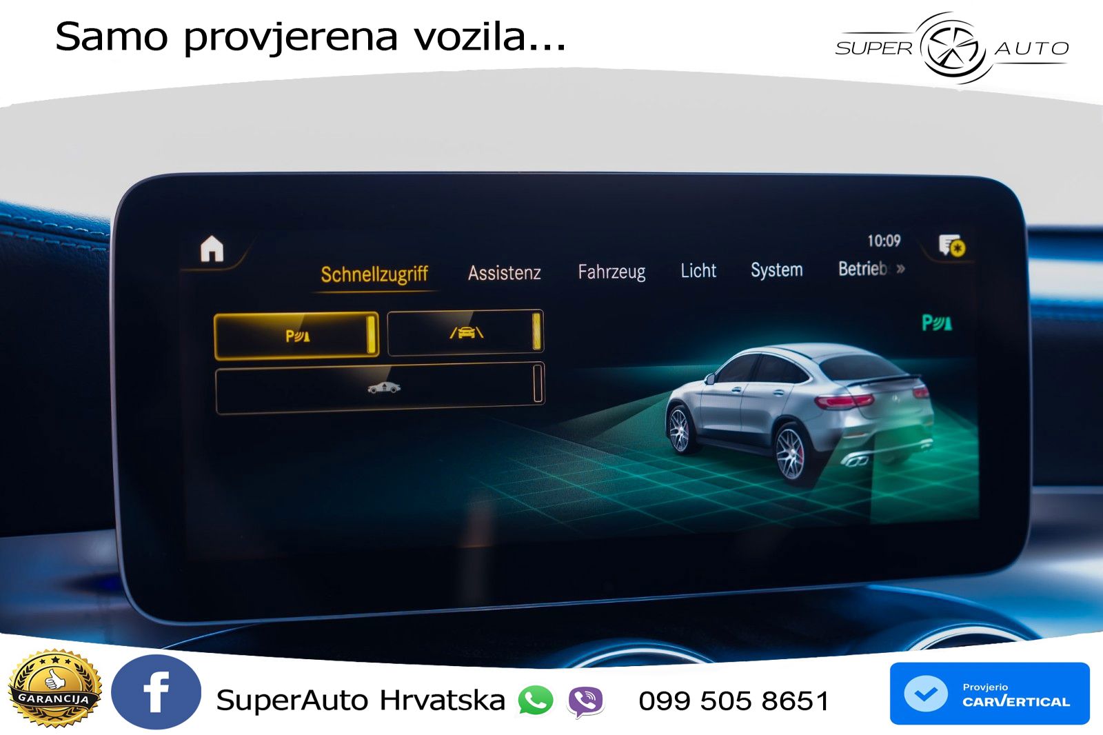 Mercedes GLC Coupe AMG 63 V8 (476 KS) 4MATIC+ MCT LED+GR SJED+ACC