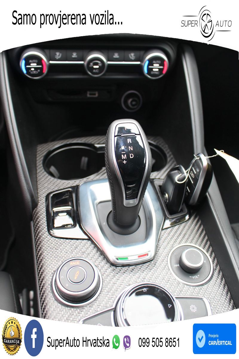 Alfa Romeo Giulia Quadrifoglio 2.9 V6 Bi-Turbo (520 KS) Automatic LED+GR SJED+ACC