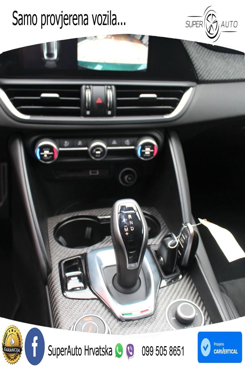 Alfa Romeo Giulia Quadrifoglio 2.9 V6 Bi-Turbo (520 KS) Automatic LED+GR SJED+ACC
