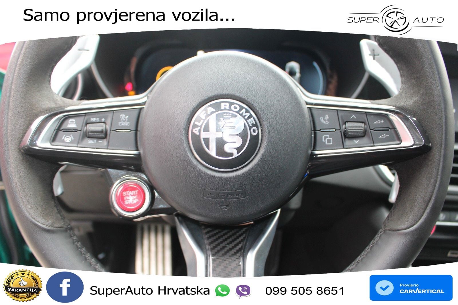 Alfa Romeo Giulia Quadrifoglio 2.9 V6 Bi-Turbo (520 KS) Automatic LED+GR SJED+ACC