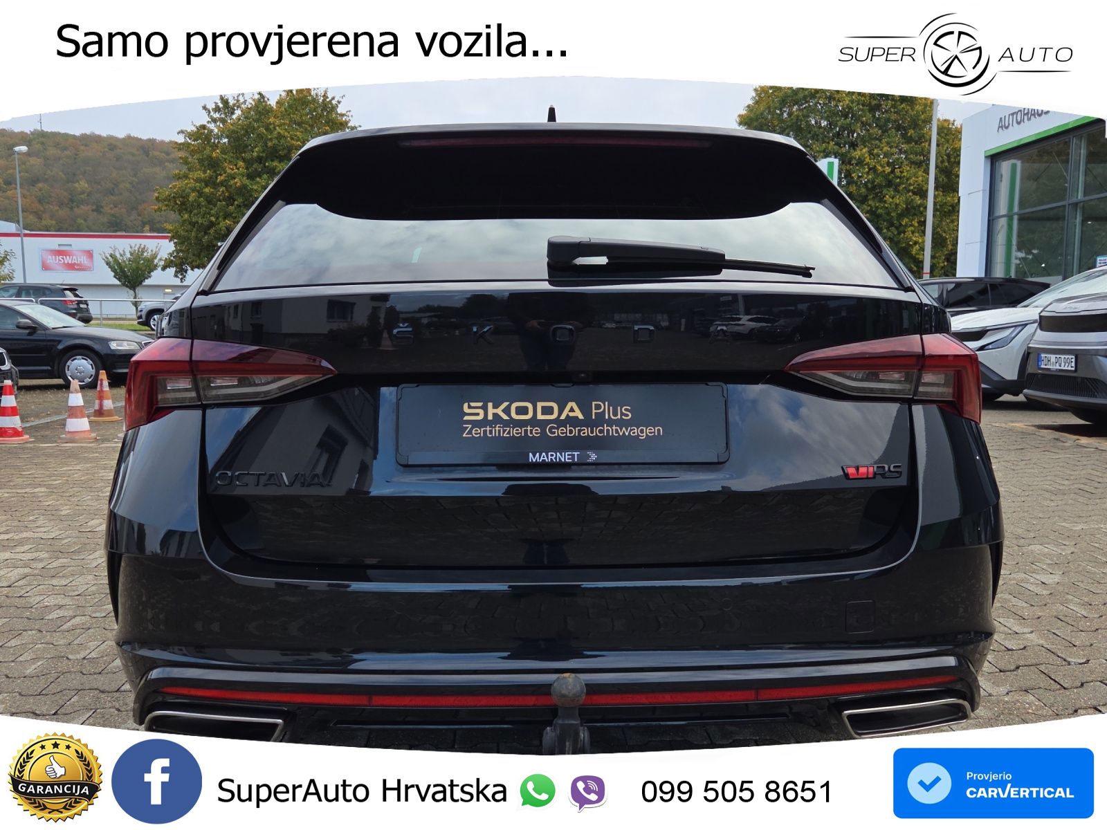 Škoda Octavia Combi RS 2.0 TDI (200 KS) DSG LED+GR SJED+ACC