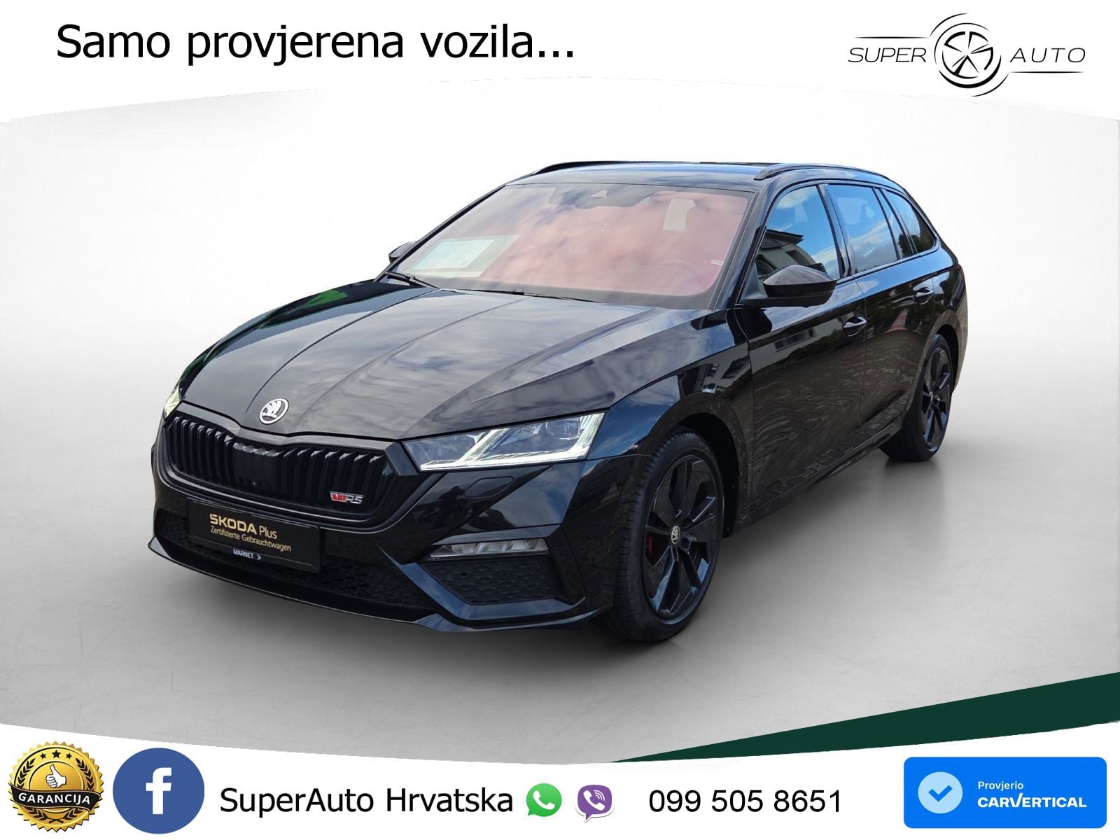 Škoda Octavia Combi RS 2.0 TDI (200 KS) DSG LED+GR SJED+ACC