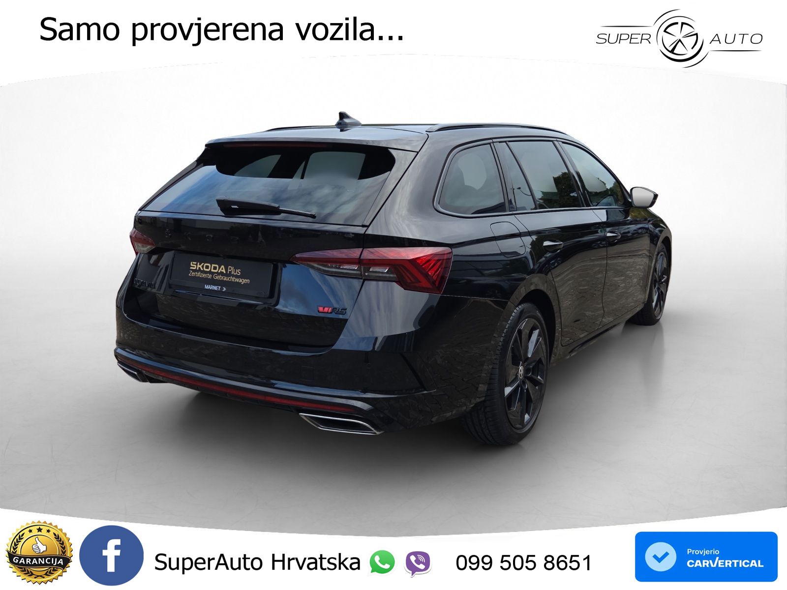 Škoda Octavia Combi RS 2.0 TDI (200 KS) DSG LED+GR SJED+ACC