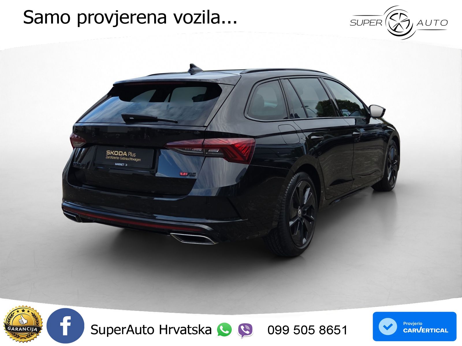 Škoda Octavia Combi RS 2.0 TDI (200 KS) DSG LED+GR SJED+ACC