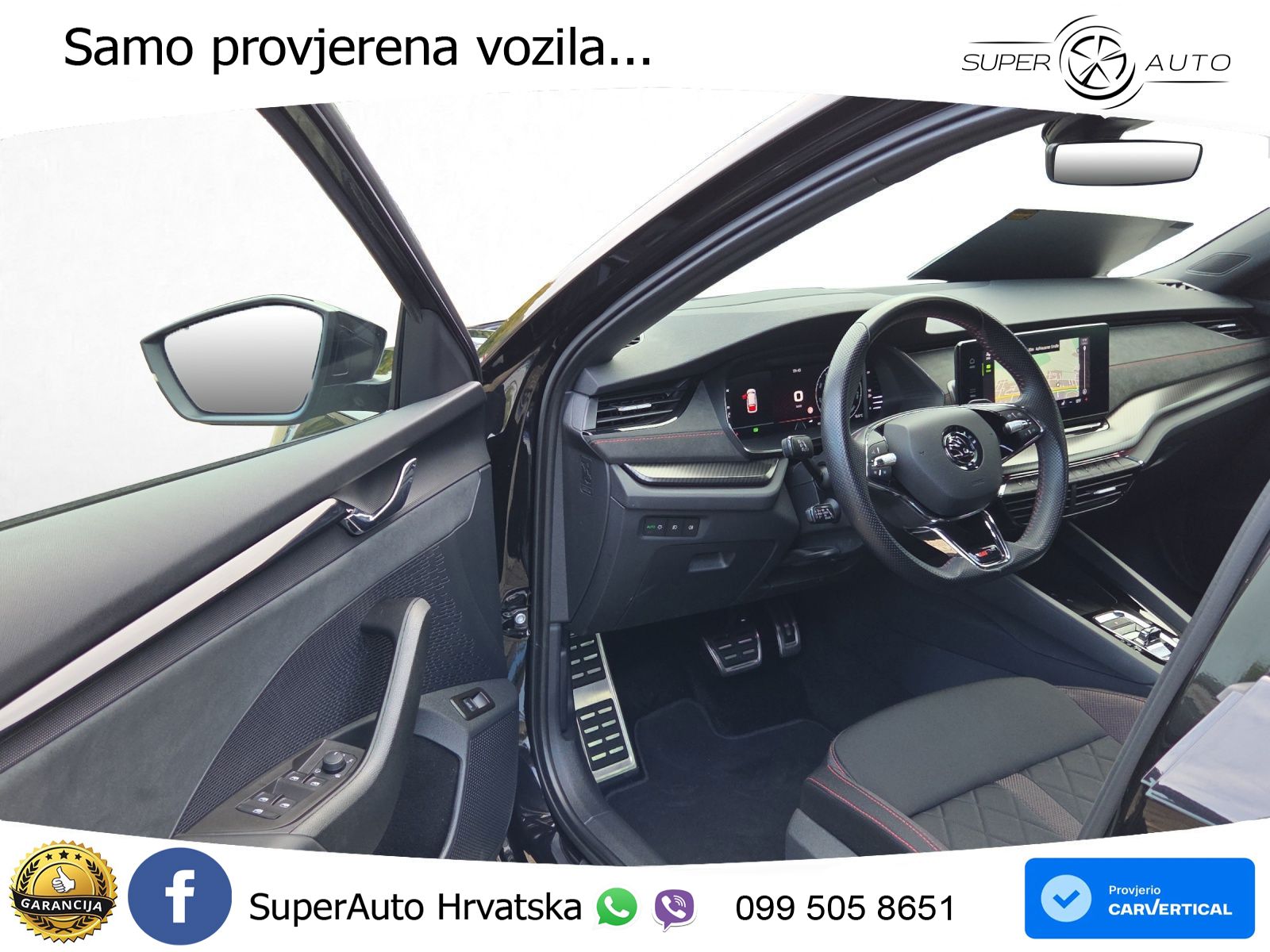 Škoda Octavia Combi RS 2.0 TDI (200 KS) DSG LED+GR SJED+ACC