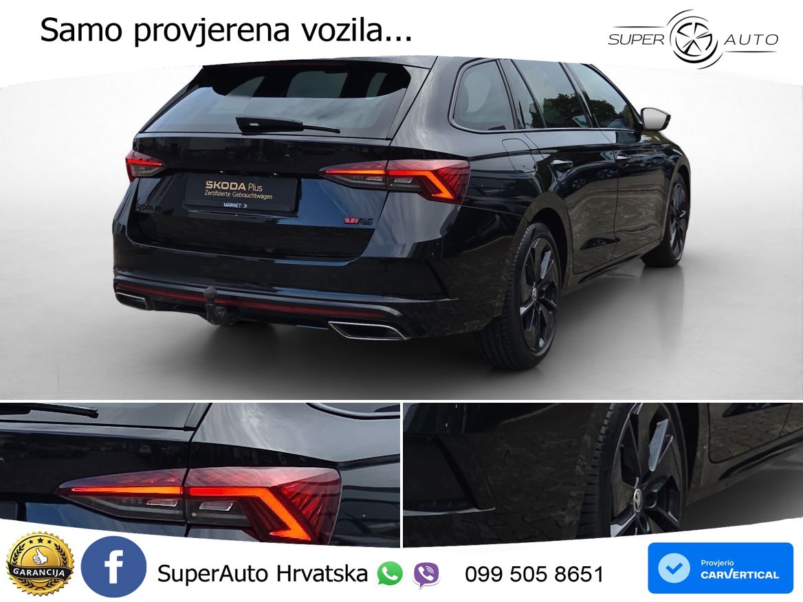 Škoda Octavia Combi RS 2.0 TDI (200 KS) DSG LED+GR SJED+ACC
