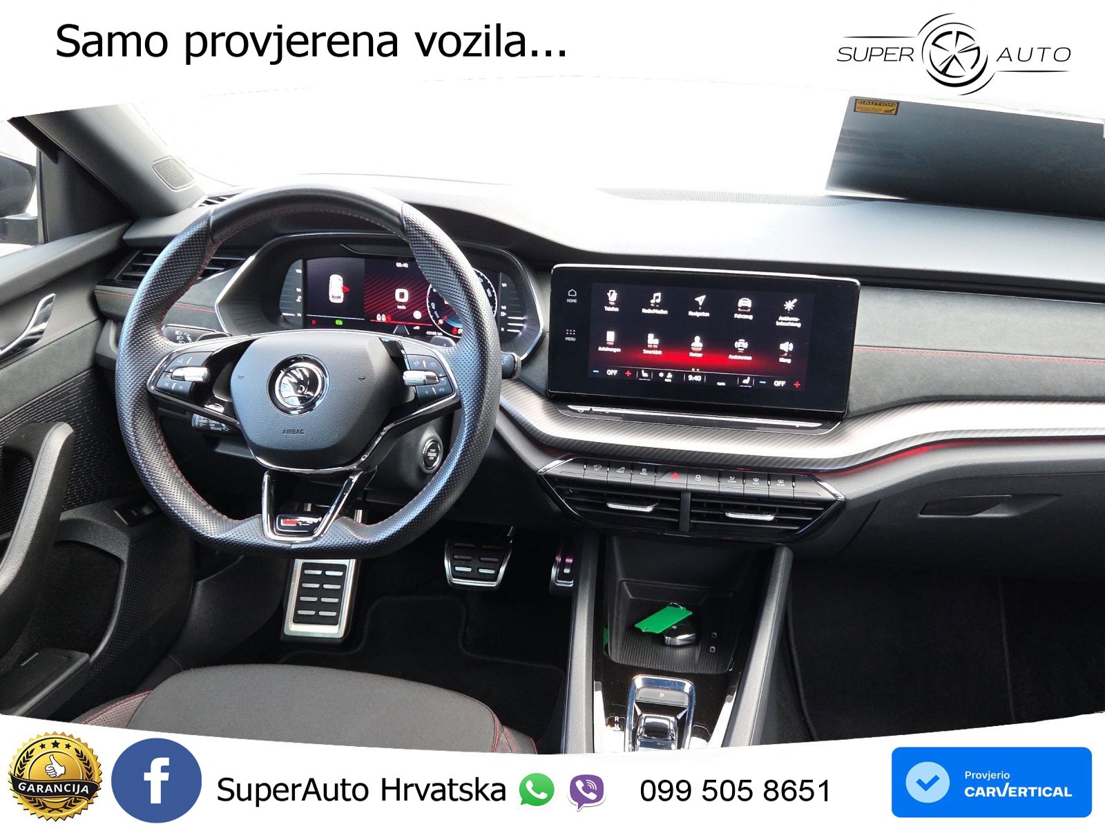 Škoda Octavia Combi RS 2.0 TDI (200 KS) DSG LED+GR SJED+ACC