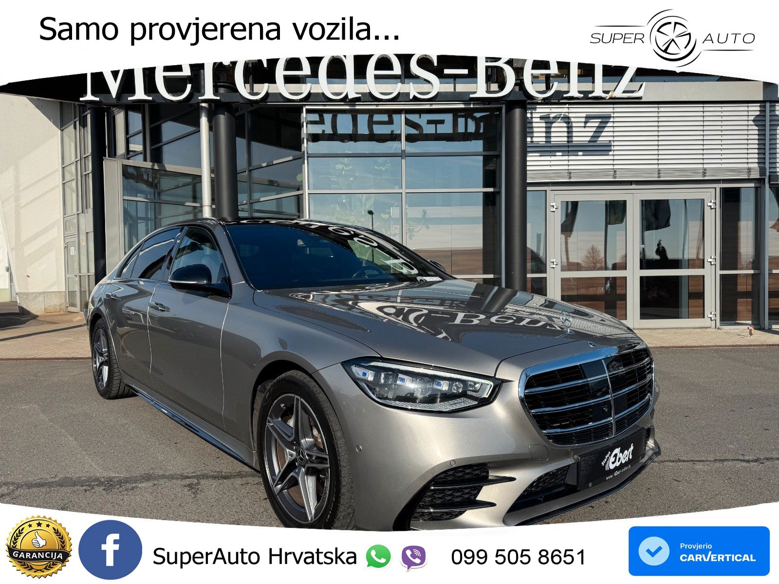 Mercedes S 450 (381 KS) EQ Boost 4MATIC 9G-TRONIC AMG ACC+HEAD+4xGR SJED+360+PANO