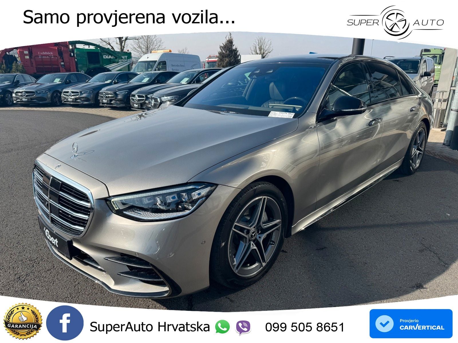 Mercedes S 450 (381 KS) EQ Boost 4MATIC 9G-TRONIC AMG ACC+HEAD+4xGR SJED+360+PANO