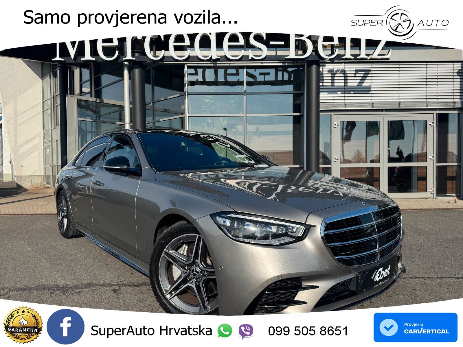 Mercedes S 450 (381 KS) EQ Boost 4MATIC 9G-TRONIC AMG ACC+HEAD+4xGR SJED+360+PANO