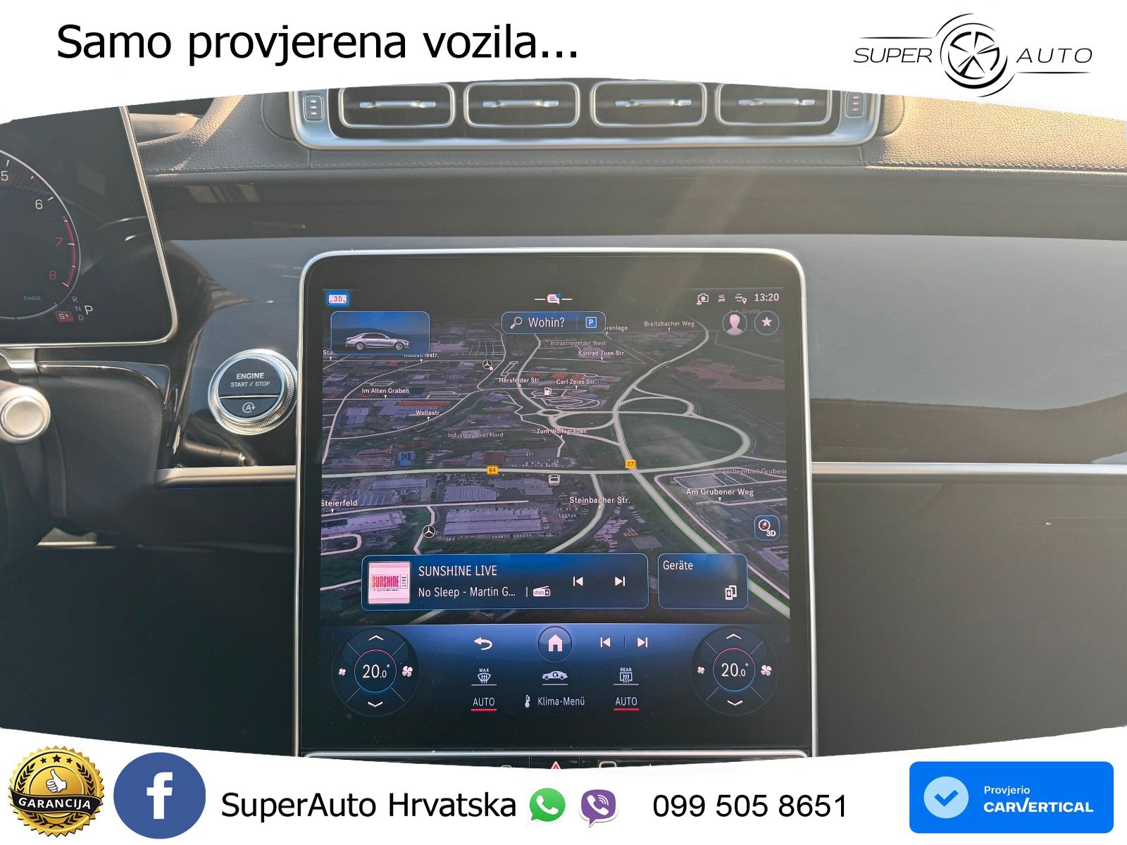 Mercedes S 450 (381 KS) EQ Boost 4MATIC 9G-TRONIC AMG ACC+HEAD+4xGR SJED+360+PANO