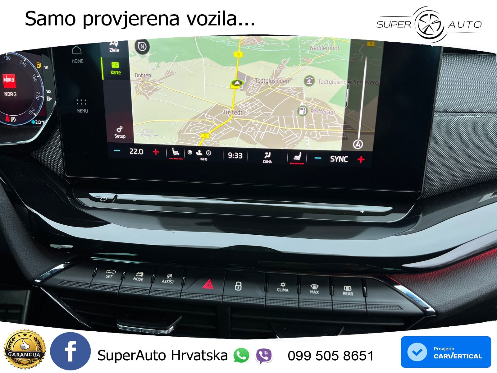 Škoda Octavia Combi 2.0 TSI (190 KS) 4x4 DSG SportLine LED+GR SJED+ACC