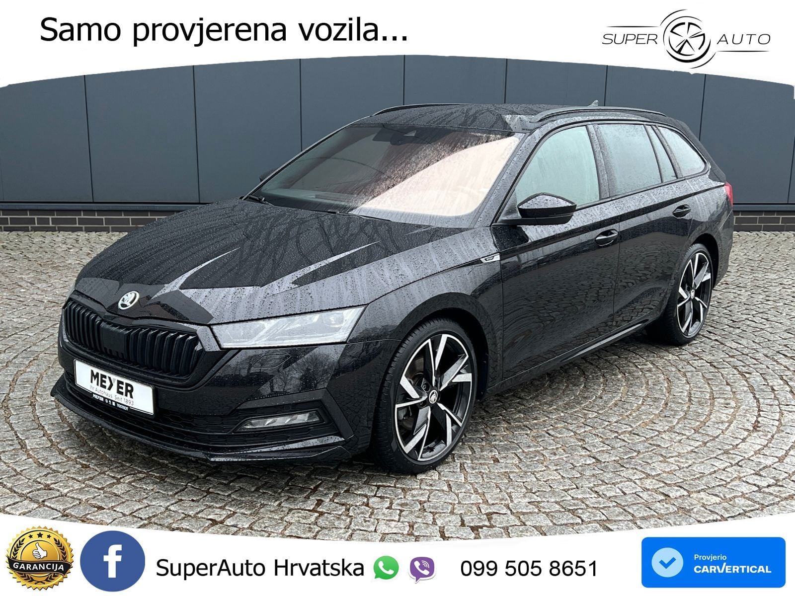 Škoda Octavia Combi 2.0 TSI (190 KS) 4x4 DSG SportLine LED+GR SJED+ACC