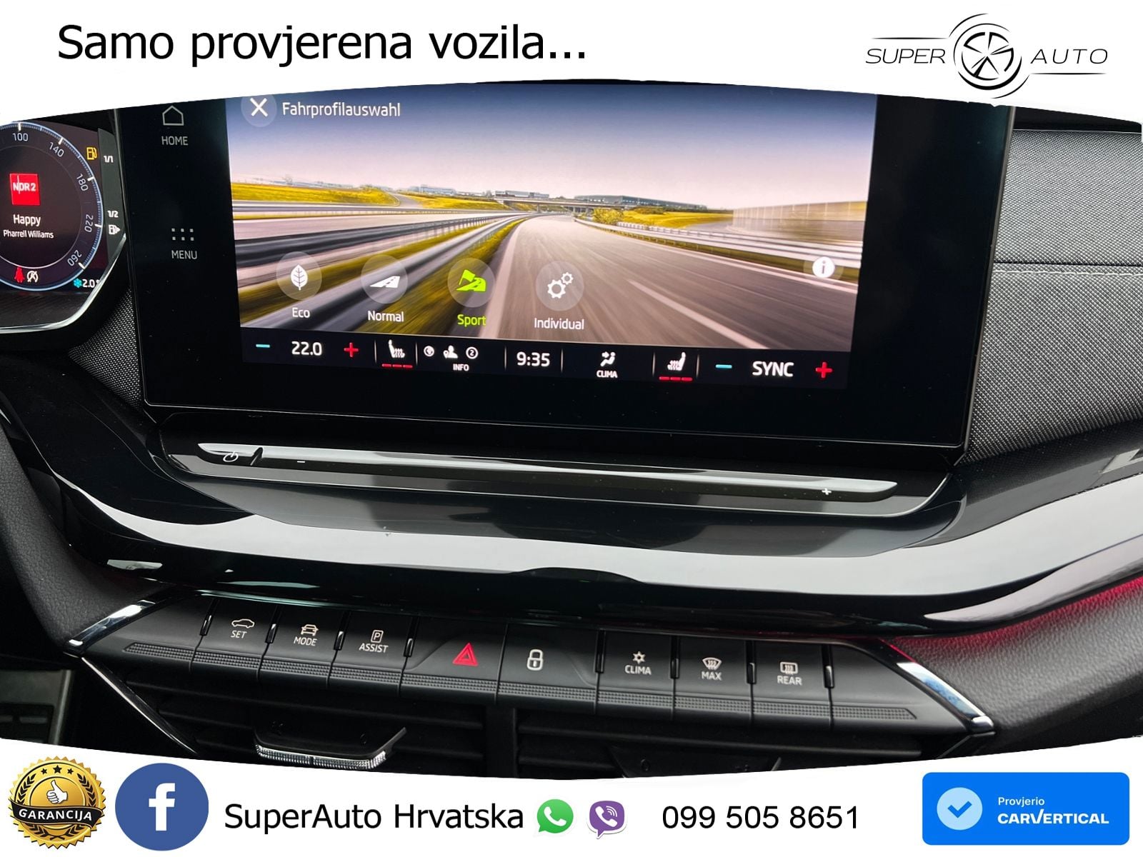 Škoda Octavia Combi 2.0 TSI (190 KS) 4x4 DSG SportLine LED+GR SJED+ACC