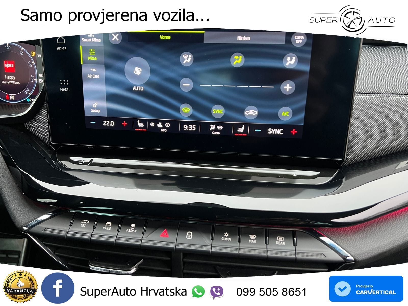 Škoda Octavia Combi 2.0 TSI (190 KS) 4x4 DSG SportLine LED+GR SJED+ACC