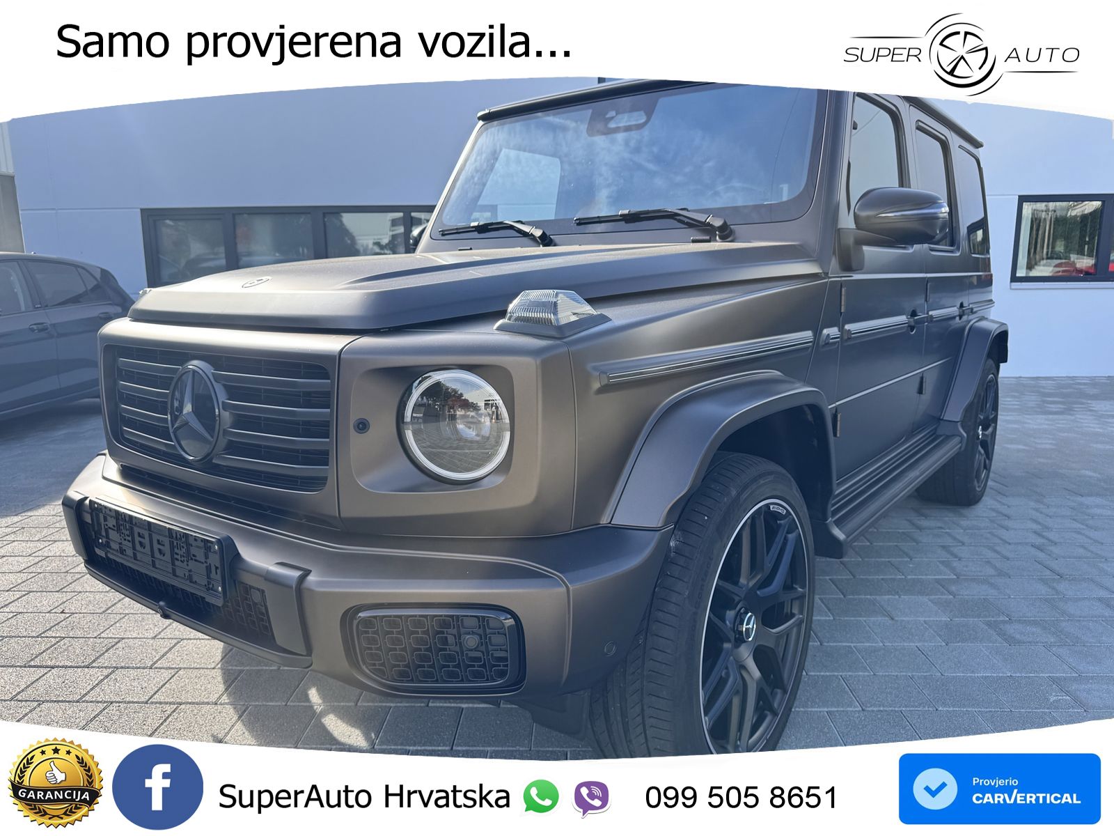 Mercedes G 500 Long (449 KS) 4MATIC 9G-TRONIC Superior LED+GR SJED+ACC
