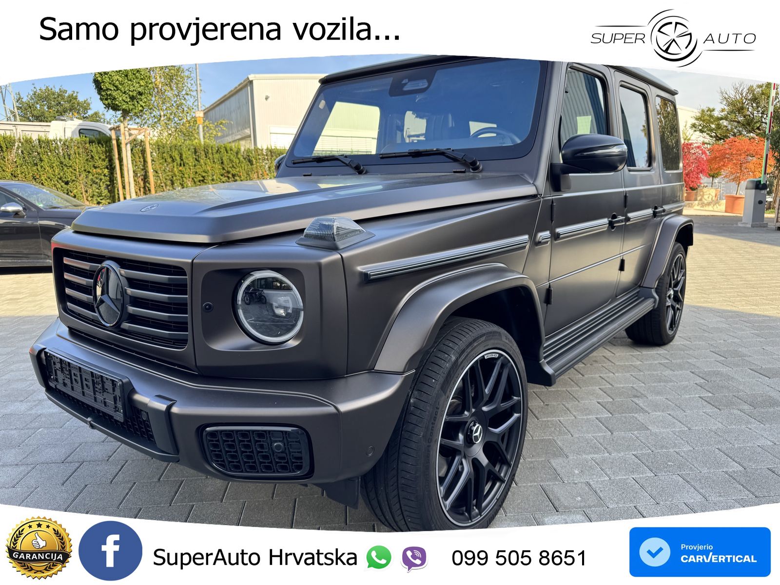 Mercedes G 500 Long (449 KS) 4MATIC 9G-TRONIC Superior LED+GR SJED+ACC