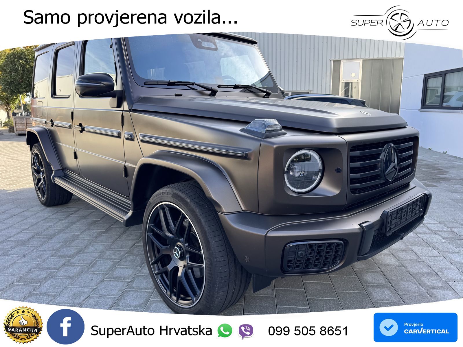 Mercedes G 500 Long (449 KS) 4MATIC 9G-TRONIC Superior LED+GR SJED+ACC