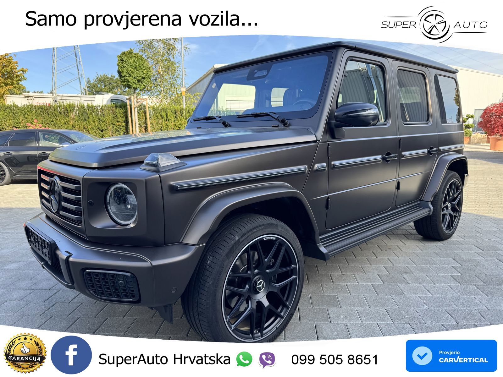 Mercedes G 500 Long (449 KS) 4MATIC 9G-TRONIC Superior LED+GR SJED+ACC