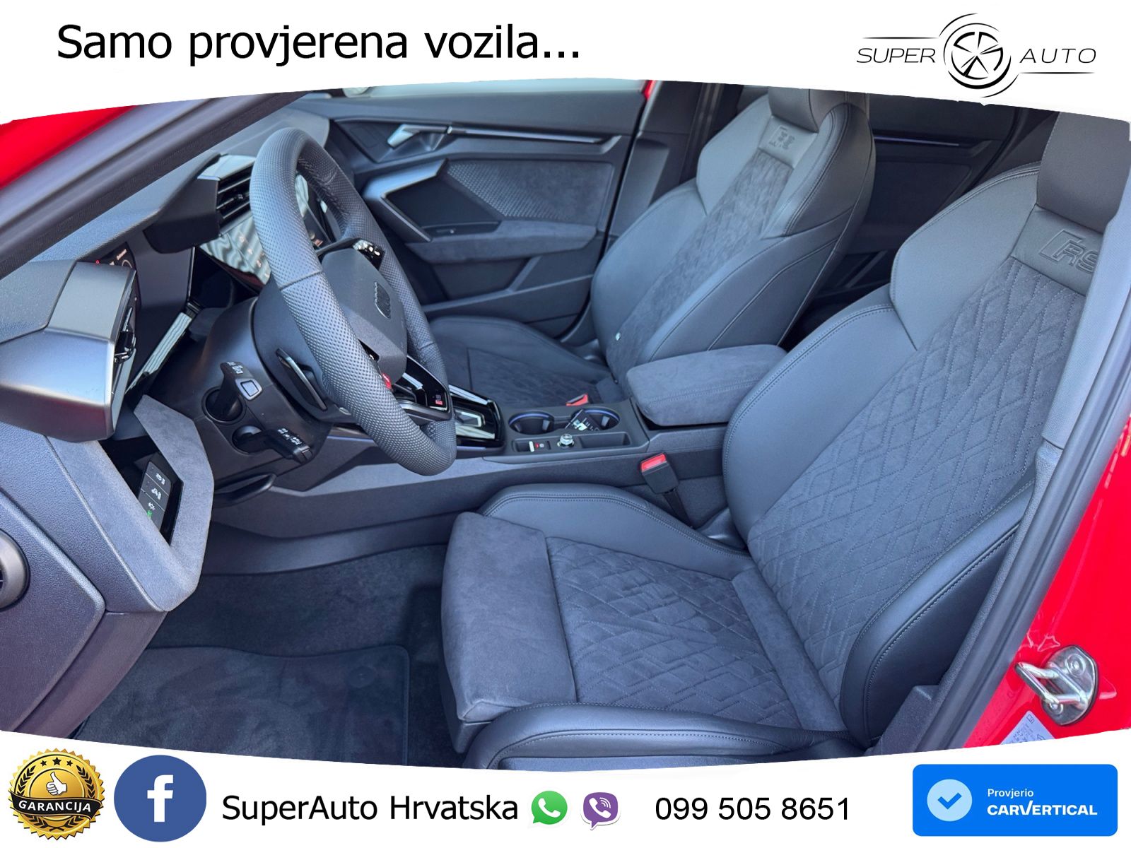 Audi RS3 Sedan 2.5 TFSI (400 KS) quattro S tronic MATRIX+GR SJED+KAM