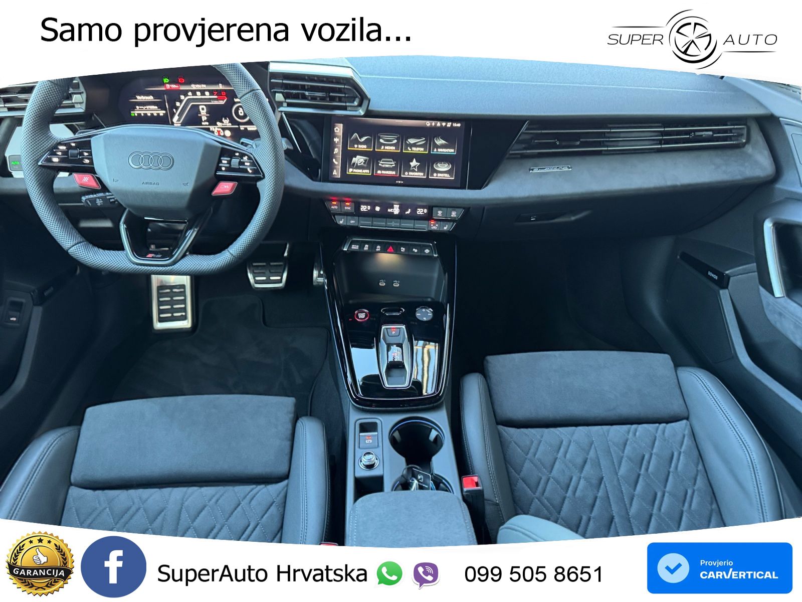 Audi RS3 Sedan 2.5 TFSI (400 KS) quattro S tronic MATRIX+GR SJED+KAM