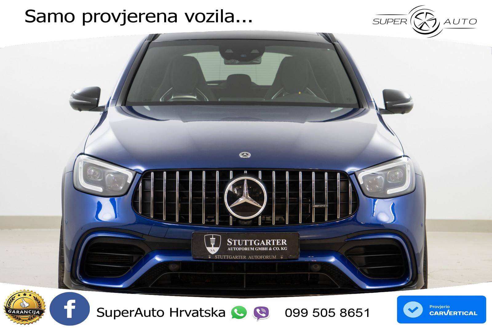 Mercedes AMG GLC 63 S V8 (510 KS) 4MATIC+ MCT ACC+GR SJED+360+PANO