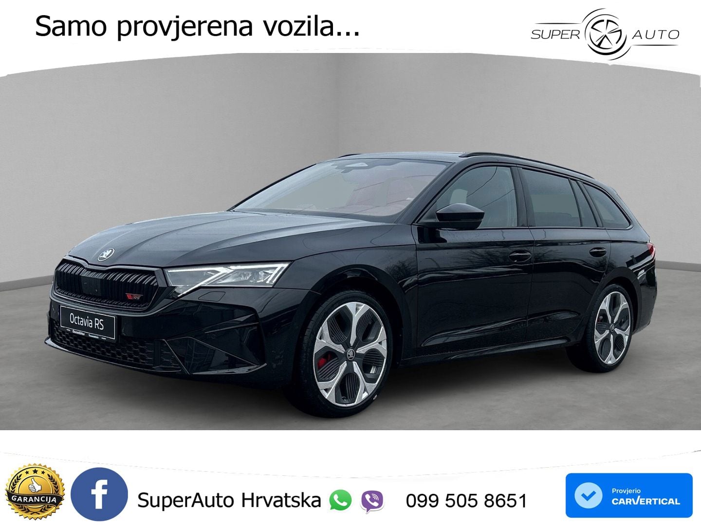Škoda Octavia Combi RS 2.0 TSI (265 KS) DSG MATRIX+GR SJED+KAM