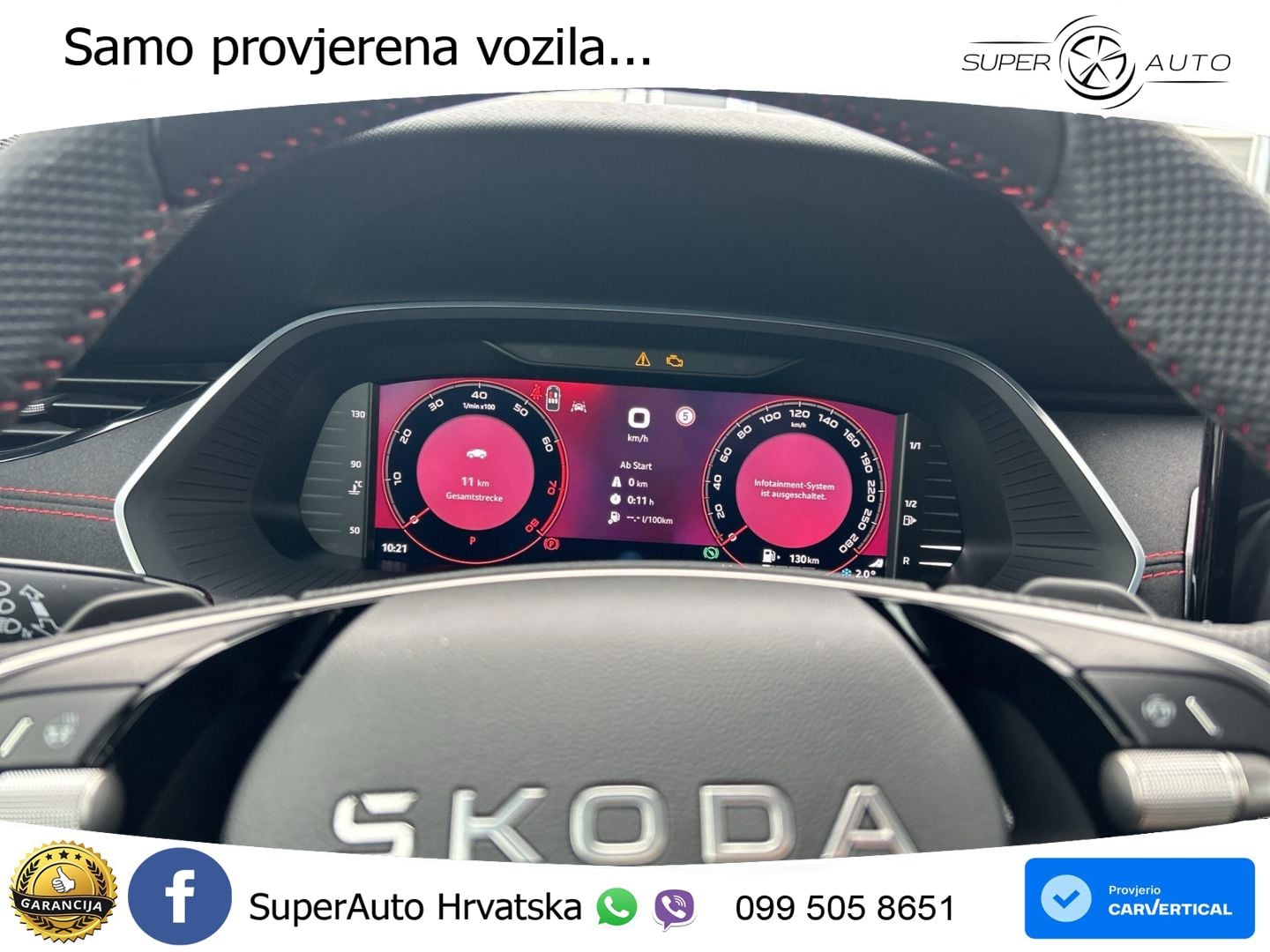 Škoda Octavia Combi RS 2.0 TSI (265 KS) DSG MATRIX+GR SJED+KAM